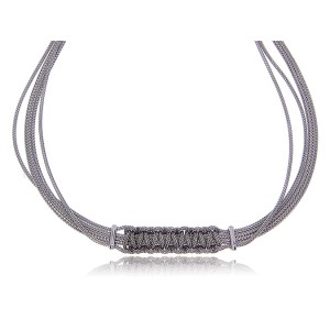 Elegancki naszyjnik srebrny damski srebro 0.925